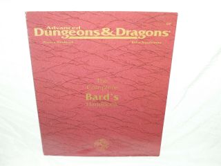 Ad&d 2nd Ed Aid - Phbr7 The Complete Bard 