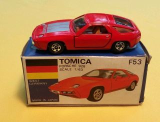 Tomica - Porsche 928 - 1/63 Scale - F53 -