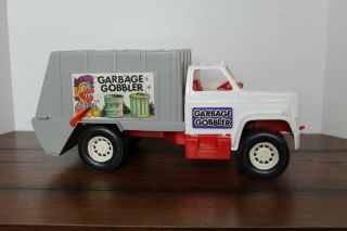Garbage Gobbler Trash Dump Truck 1970 Pp Processed Plastic Co.  Vintage Toy