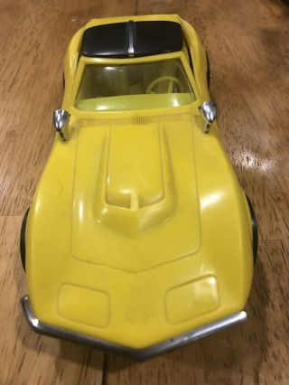 Chevrolet Corvette Stingray 1969 Yellow By Processed Plastic Co.  Red Line Tires
