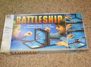 1984 Vintage Battleship Strategy Naval Board Game By Milton Bradley Complete