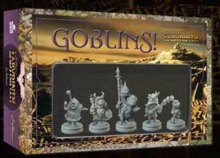 River Horse Boardgame Labyrinth - The Board Game,  Goblins Expansion Box Nm