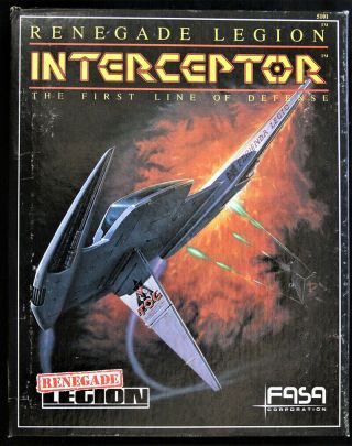 Complete Unpunched Vintage 1987 Fasa Renegade Legion Interceptor Board Game