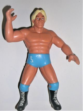 Toy Makers Wcw Osftm Series 1 Wrestling Figure " Ric Flair " In Blue Trunks