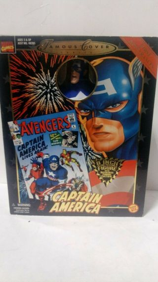 Marvel Famous Covers Captain America First Appearance 48205 Toy Biz