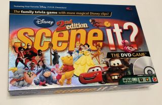 Disney Scene It 2nd Edition Dvd Game Complete Family Trivia Board Game Ages 6 Up 5