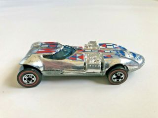 Hot Wheels Redline TwinMill II - Chrome with tampo - Issued 1977 - 4