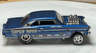 Hot Wheels ‘66 Chevy Nova Gasser 1/64 Real Riders Diecast Loose Chevrolet