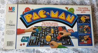 Milton Bradley Pac - Man Board Game - 4216 - 99 Complete - 1982