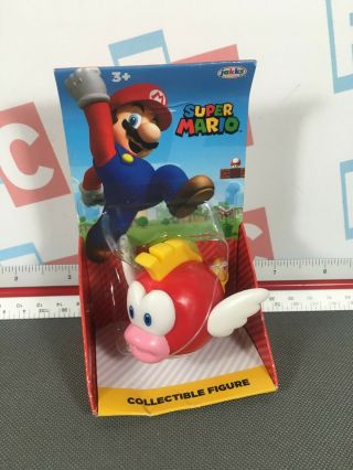 Jakks Mario 2 " World Of Nintendo Checkout Series 2019 Cheep Cheep Figure