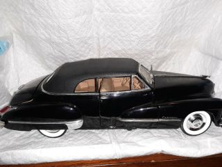 1947 Cadillac Series 62 Convertible Anson 1/18 Scale Black
