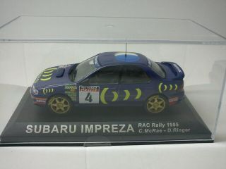 Ixo - Subaru Impreza Rac Rally Car.  1/43.  Diecast Model - Issue 11 Deagostini