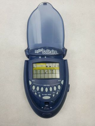 Radica 2003 Lighted Solitaire Electronic Hand Held Portable Travel Game