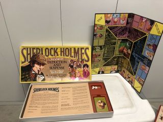 Sherlock Holmes Board Game Vintage 1980 Whitman