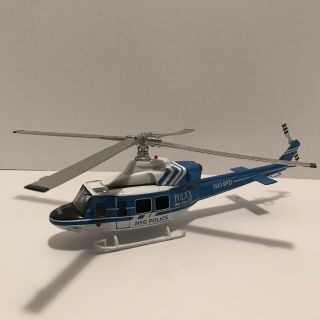 York City Police Department 1:43 Scale Die Cast Bell 412 Nypd Helicopter