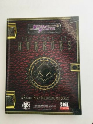 Necromancer Games The Tome Of Horrors D20 Sword & Sorcery Ww8387