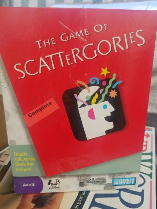 Scattergories Board Game Parker Brothers 2009.  Comes Complete