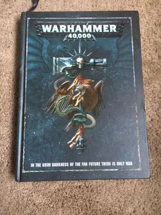 Warhammer 40k Rulebook - 8th Edition Games Workshop Hardcover