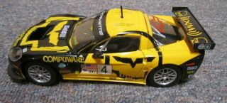 Burago Chevrolet Corvette C6r Die Cast Race Car 1:24 Xm Satellite Radio