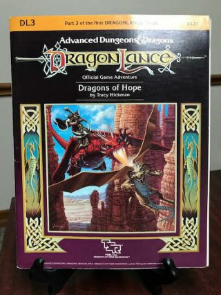 Dragons Of Hope Advanced Dungeon & Dragons Adventure D&d 9192 (with Map)