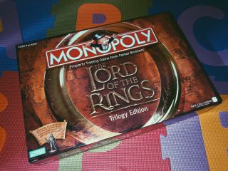 2003 Monopoly The Lord Of The Rings Trilogy Edition Open Box