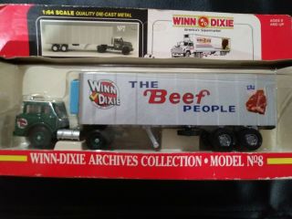 Ahl Then & Now Winn Dixie Hartoy 8 The Beef People C Series Ford Truck 1:64