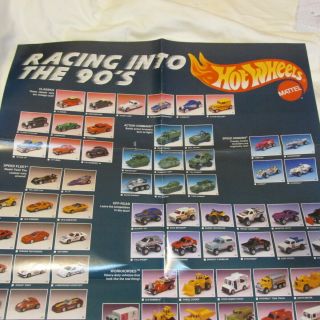 Hot Wheels Racing Into The 90’s Poster & Fast Track G Force Power Loop 2