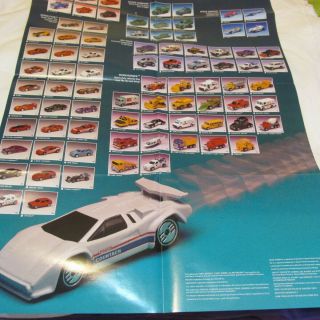 Hot Wheels Racing Into The 90’s Poster & Fast Track G Force Power Loop 3