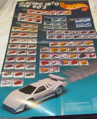 Hot Wheels Racing Into The 90’s Poster & Fast Track G Force Power Loop 4