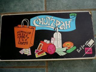 Chutzpah,  Jewish Vintage Board Game,  1967 Cadaco What - Cha - Ma - Call - It,  Inc.