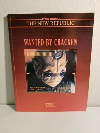 Star Wars The Republic Wanted By Cracken - West End Games