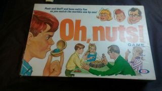 Oh Nuts Vintage Board Game 1969 Ideal -