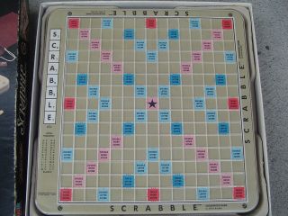 Scrabble Deluxe Turntable Edition Milton Bradley 1989 Game Vintage Complete 2