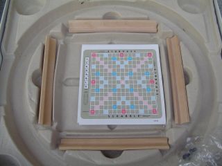 Scrabble Deluxe Turntable Edition Milton Bradley 1989 Game Vintage Complete 3