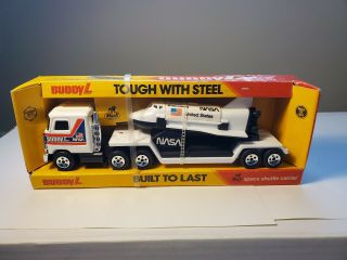 Vintage Buddy L Nasa Semi Truck W/trailer & Discovery Shuttle