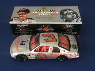 Xrare 1:24 Dale Earnhardt 3 Silver Select 1995 Die - Cast Nascar