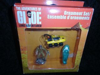 Hasbro The Adventures Of Gi Joe Land Adventurer Ornament Set Of 3 - Christmas