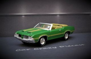 1970 70 Oldsmobile Cutlass 442 Convertible V8 Muscle Car 1/64 Limited Edition