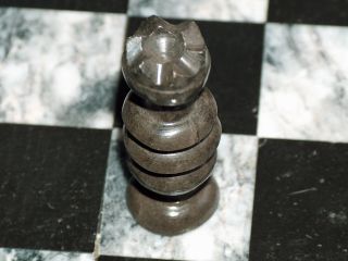 Chess King Dark Brown 2 5/8 " Onyx,  Marble Replacement Chess Piece King
