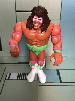 1990 Titan Toys Ultimate Warrior WWF WWE Hasbro Wrestling Figure Loose Vintage 2