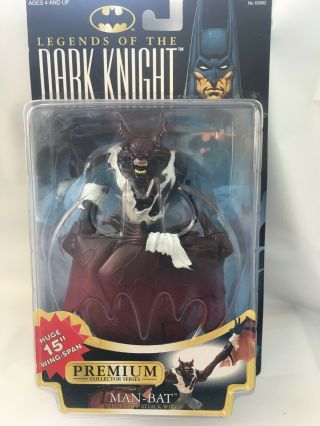 Legends Of The Dark Knight Man - Bat Batman 1997 Kenner Action Figure.  Nib
