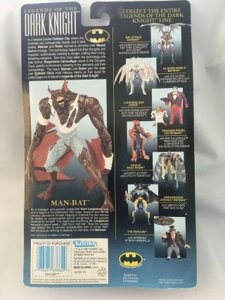 Legends of the Dark Knight MAN - BAT Batman 1997 Kenner Action Figure.  NIB 2