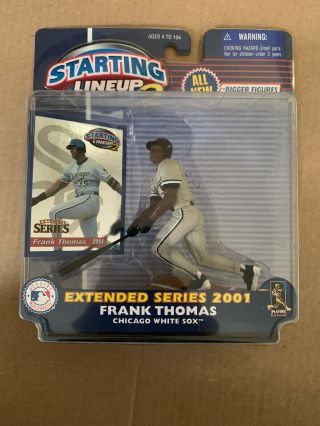 2001 Starting Lineup 2 Extended Series Frank Thomas Chicago White Sox Mlb Figure