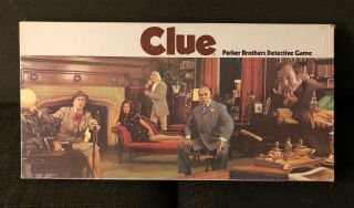 Vintage Clue 1972 Classic Board Game 100 Complete No.  45 Parker Brothers