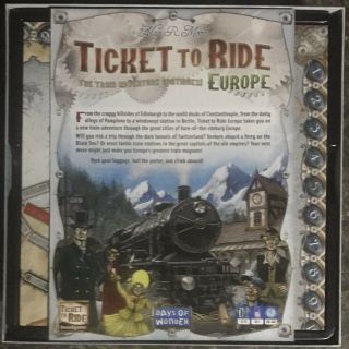 Days Of Wonder Ticket To Ride - Europe Board Game (7202)