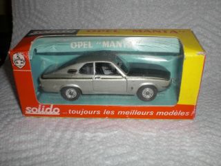 1/43 Solido Opel Manta Silver Grey No.  188