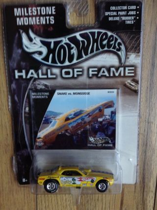 Hot Wheels Plymouth Barracuda Funny Car 1969 Die - Cast Metal Don Prudomme Snake
