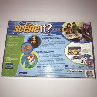 Scene It Disney 2nd Edition DVD Game 2007 Movie Clips Missing 1 Kids Card Second 5