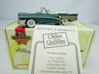 Matchbox Collectibles Yesteryear Dyg11 - M 1958 Buick Special Convertible