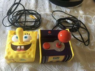 Plug N Play Tv Arcade Games Jakks Pacific Spongebob And Namco Game W/ Pac - Man Et
